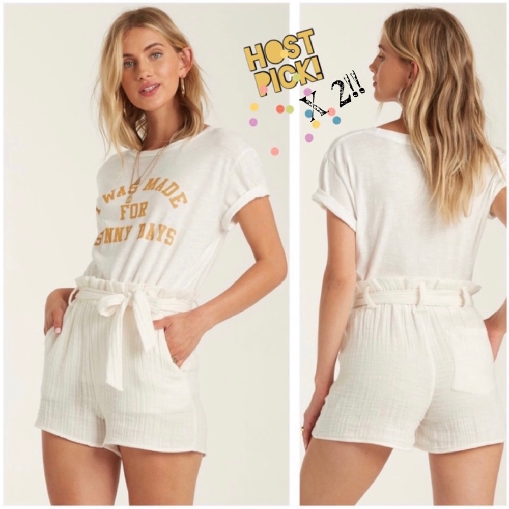 ✨HPx2✨NWT Billabong Paperbag Waist Shorts